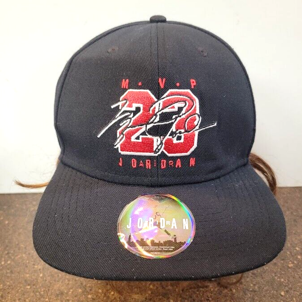 Michael Air Jordan MVP Jumpman 23 Nike Cap Spell Out Logo Snap Back Baseball Hat